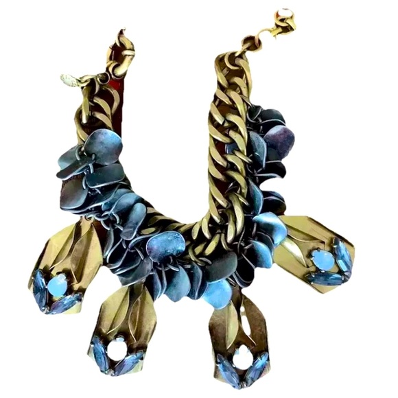 J.CREW COLLECTION Simulated Gemstones Chunky Charm Bracelet - Picture 4 of 10